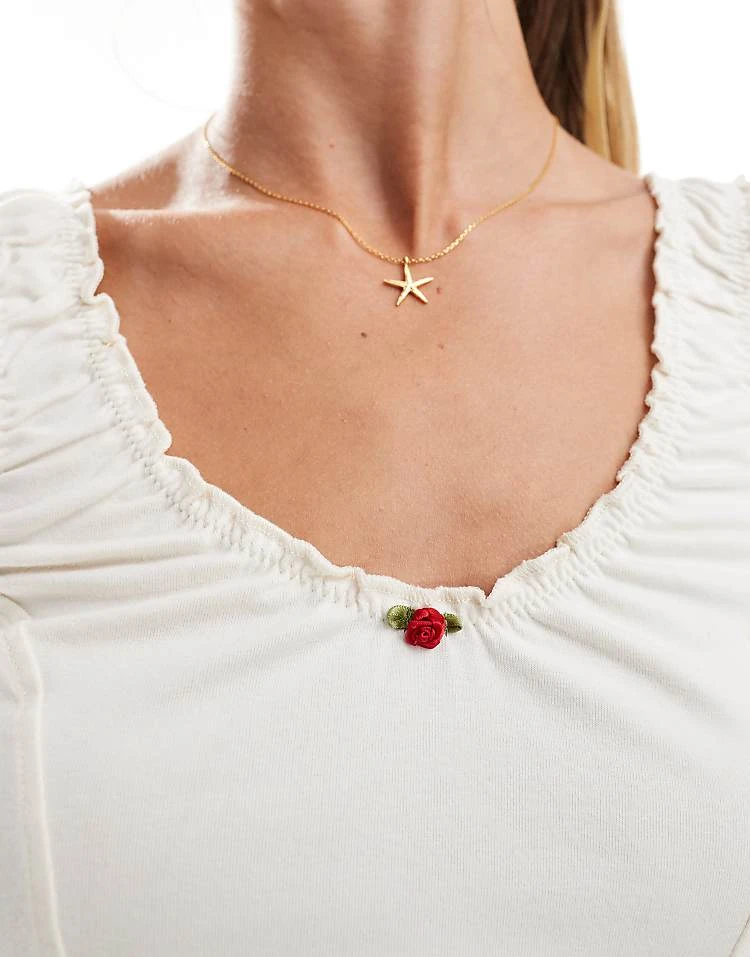 Miss Selfridge Ruched Sleeveless Mini Dress In Cream For Women - Image 3