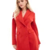 Miss Selfridge Petite Fitted Waist Blazer Dress In Red For Women Tbc Colour