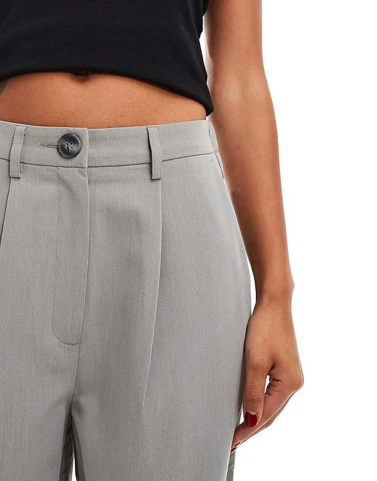 Miss Selfridge Tailored Wide Leg Trouser In Grey For Women - Image 3