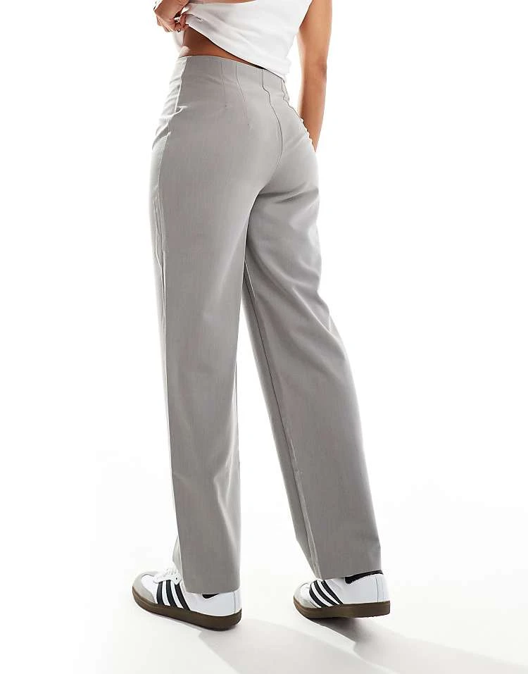 Miss Selfridge Essentials Cigarette Trouser In Grey For Women - Image 4