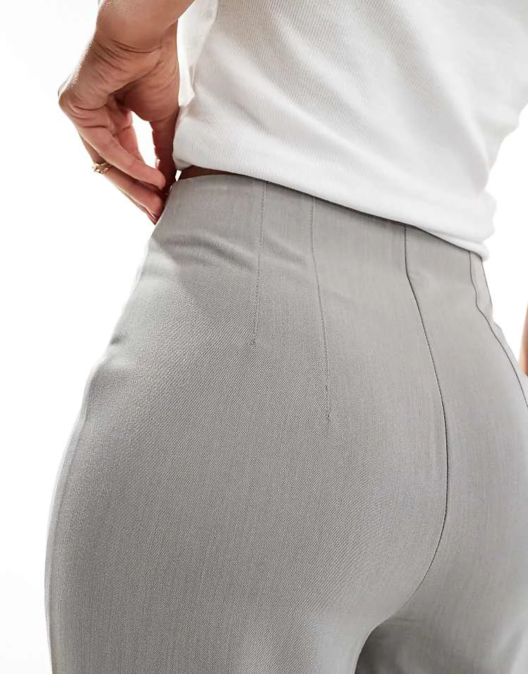 Miss Selfridge Essentials Cigarette Trouser In Grey For Women - Image 5