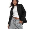 Miss Selfridge Petite Essential Blazer In Black For Women