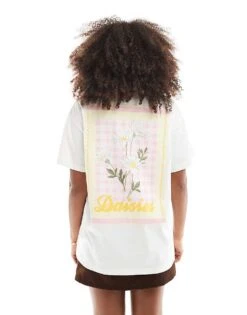 Miss Selfridge Daisy Oversized Tee For Women White